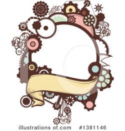 Steampunk Clipart #1381146 - Illustration by BNP Design Studio
