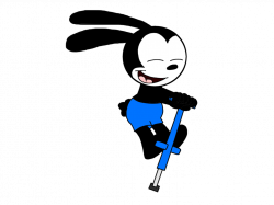 Oswald with a Pogo stick by MarcosPower1996 on DeviantArt