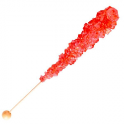 Strawberry Rock Candy Sugar Stick