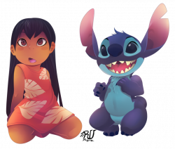 Lilo and stitch (fan art3/10) by phation on DeviantArt