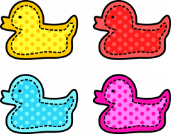 Colorful Stitched Ducks Icons PNG - Free PNG and Icons Downloads