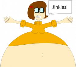 Velma is about to burst by Angry-Signs on DeviantArt