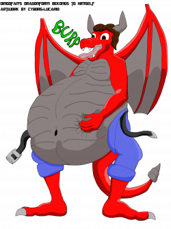 COM] A big fat belly dragon — Weasyl