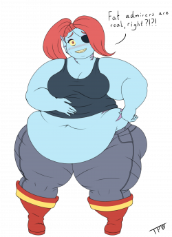 Undyne by ThePervertWithin | Body Inflation | Know Your Meme