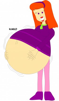 Daphne's belly after eating too much by Angry-Signs on DeviantArt