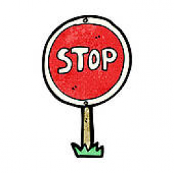 Stop Sign Clip Art - Royalty Free - GoGraph