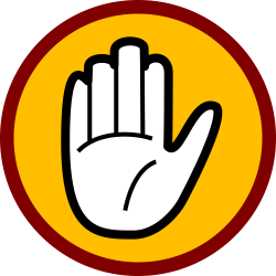 File:Stop hand caution.svg - Wikimedia Commons