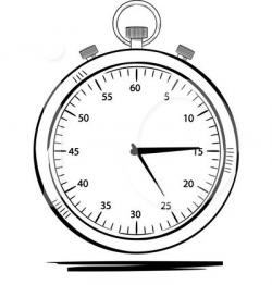 Stopwatch Clipart Black And White | Clipart Panda - Free Clipart Images