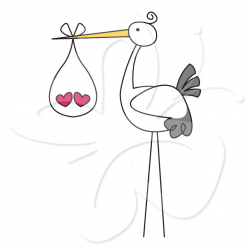 Baby Shower Stork Clipart | baby shower | Pinterest | Babies, Clip ...