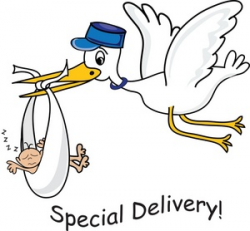 Baby Delivery Stork - ClipArt Best