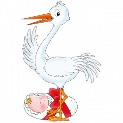 Stork Carrying Baby Girl | Bocian | Pinterest | Babies and Clip art
