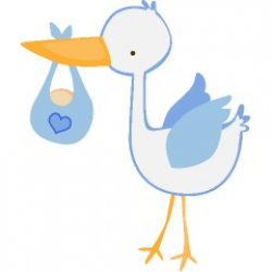 Baby Boy Stork Clipart 1 In Clip Art | Clipart