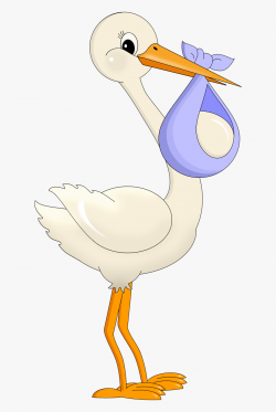 Stork Clipart Newborn Baby - Dibujo De Cigueña Para Baby ...