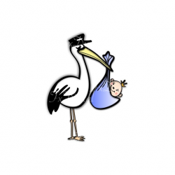 Stork Clipart - Stork Graphic, Baby Shower Clip Art, Stork Vector, Baby  Shower Digital Stamp, Transparent Background Image, INSTANT DOWNLOAD