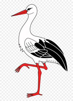 Bird Line Art clipart - Stork, Bird, transparent clip art
