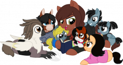 MLP:TLOU+TWD] Storytime for the Kids by Tambelon on DeviantArt