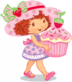 picture black and white stock Strawberry shortcake images ...