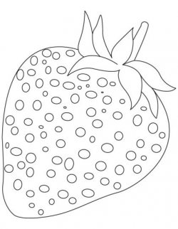 Strawberry Coloring Page | Download Free Strawberry Coloring ...