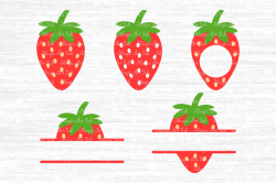 Strawberry svg file, Strawberry cut file, Strawberry clipart