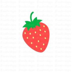 Strawberry SVG, Strawberry Clipart, Pineapple Cutting File, Summer SVG,  Cricut Cutting Files, Silhouette Cutting Files, SVG Files