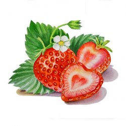 Free Heart Clipart strawberry, Download Free Clip Art on ...