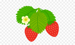 Green Leaf Background clipart - Strawberry, Illustration ...