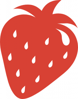 Free Online Strawberry Fruit Cartoon Silhouette Vector For ...
