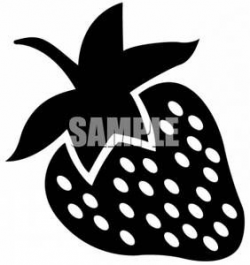 Clipart of a Strawberry Silhouette | Baby style | Clip art ...
