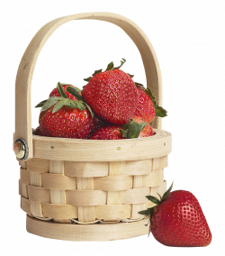 Strawberry in Basket PNG Image - PurePNG | Free transparent CC0 PNG ...