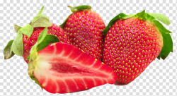 Four ripe strawberries, Strawberry ice cream Strawberry ice ...