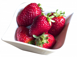 Bowl Filled with Fresh Strawberries PNG image - PngPix