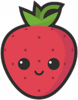 sticker fresa strawberry - Sticker by Fernanda