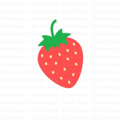 Strawberry SVG, Strawberry Clipart, Pineapple Cutting File, Summer SVG,  Cricut Cutting Files, Silhouette Cutting Files, SVG Files