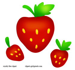 three strawberry cliparts! | Clipart Panda - Free Clipart Images