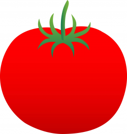 Fruit Vegetable Clip Art 7 #1243 | fruits | Red tomato, Clip ...