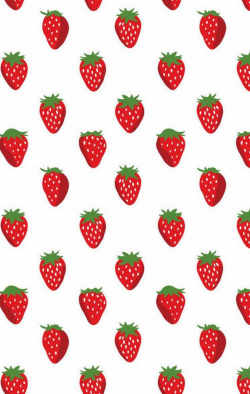 Strawberry Wallpaper | Patterns in 2019 | Pattern wallpaper ...