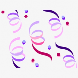 Confetti Explosion Clip Art - Streamers Clipart - Download ...