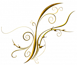 Golden Deco Ornament PNG Clipart | Gallery Yopriceville - High ...