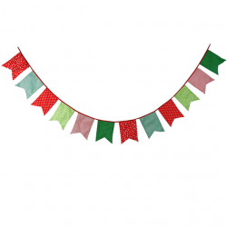US $7.32 5% OFF|3.2m 12 Flags Christmas Banner Cotton Bunting Banner Booth  Props Photobooth Party Christmas Decoration Home Deco-in Banners, Streamers  ...