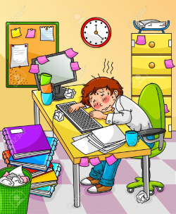 Stressed Student Clipart - Clip Art Library