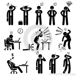 Businessman Business Man Stress Pressure Workplace Cliparts ...