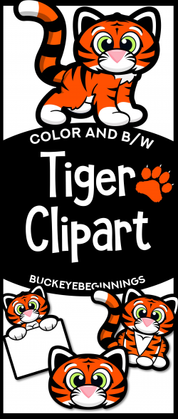 Tiger Clip Art {Squishies Clipart} | STEM | Art, Classroom ...
