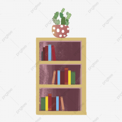 Study Book Bookshelf Bookcase, Cartoon, Learn, Furniture PNG ...