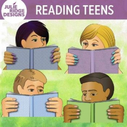 Teens Reading by Julie Ridge | High School Education Clip ...