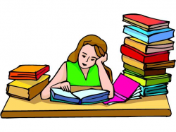 Person Studying Clipart