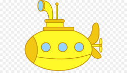 Yellow Submarine Clip art - Cartoon Submarine png download - 550*505 ...
