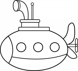 Cute Submarine Coloring Page | Ideas for VBS 2016-Submerged ...