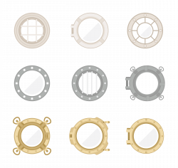 Porthole Icons Vector - Download Free Vector Art, Stock Graphics ...