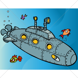 Submarine Underwater · GL Stock Images