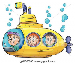 Vector Stock - Submarine theme image 1. Stock Clip Art ...
